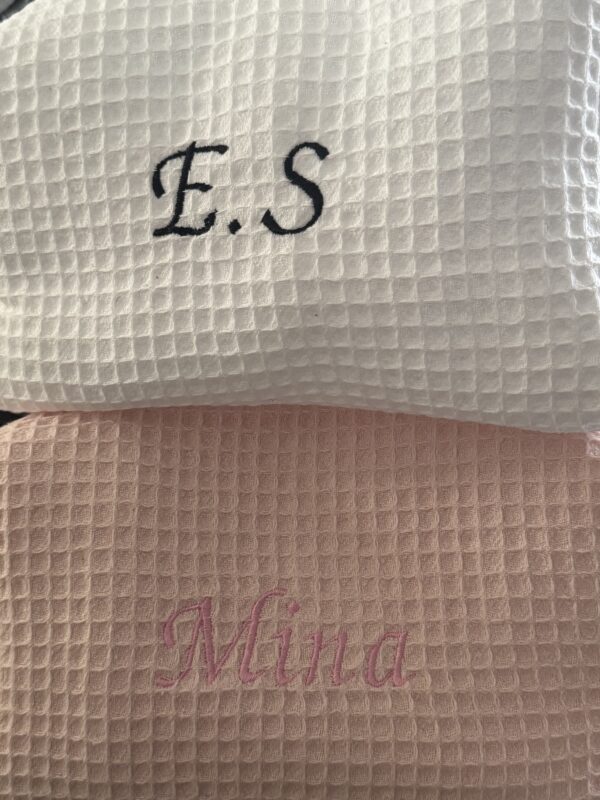 beauty bag personnalisable en broderie