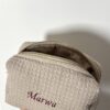 beauty bag personnalisable en broderie