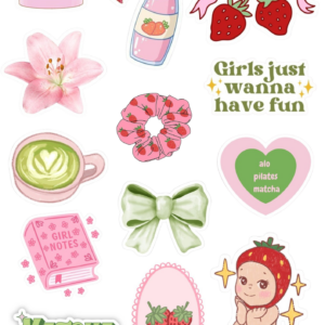Stickers matcha girlie