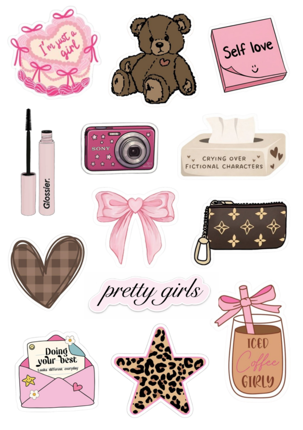 Stickers pretty girls