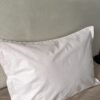 taie d'oreiller personnalisable en broderie (rose clair )