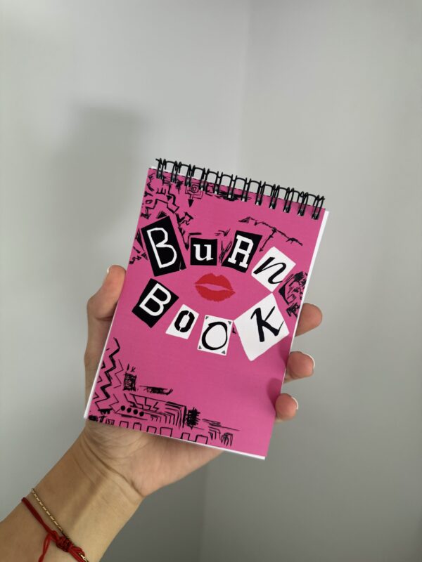mini notebook burn book ( + page stickers offerte )