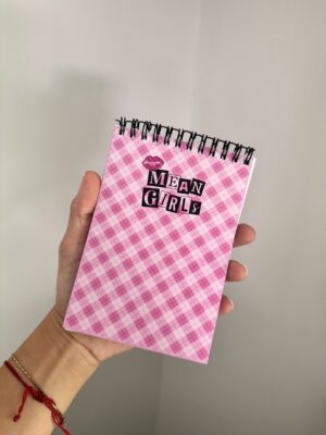 IMG_2242 mini notebook mean girls ( + page stickers offerte )