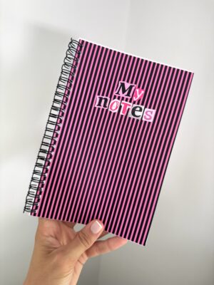 notebook my notes ( + page stickers et un marque page offerts )