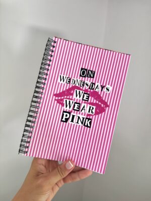 notebook pink wednesdays ( + page stickers et un marque page offerts )